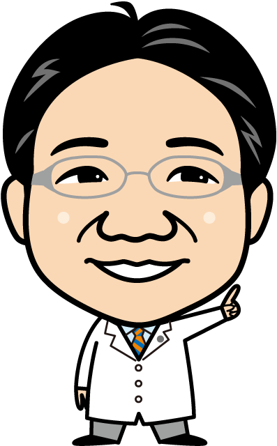 和田教授イラスト